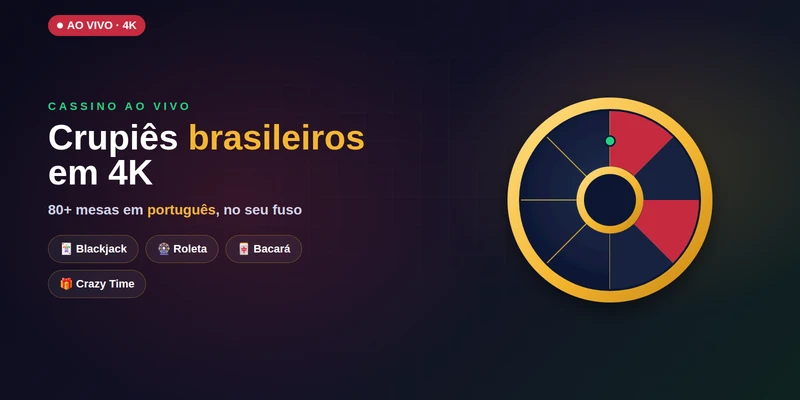 Mesa de cassino ao vivo da b2xbet com roleta e crupiês brasileiros em 4K