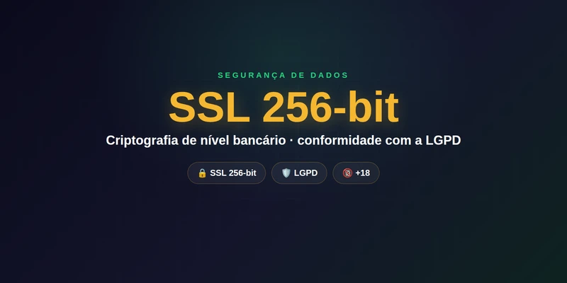 Segurança de dados na b2xbet com SSL de 256 bits e conformidade LGPD