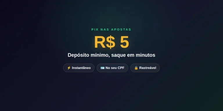 Fluxo de depósito e saque via Pix entre conta do jogador e plataforma